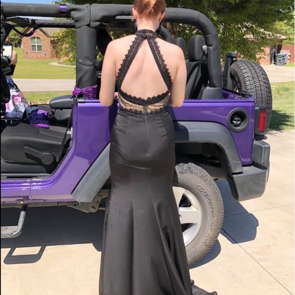 Full length prom dress